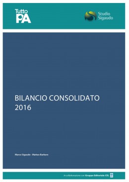 Bilancio consolidato 2016