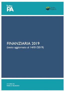 Finanziaria 2019