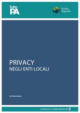 Privacy negli Enti Locali